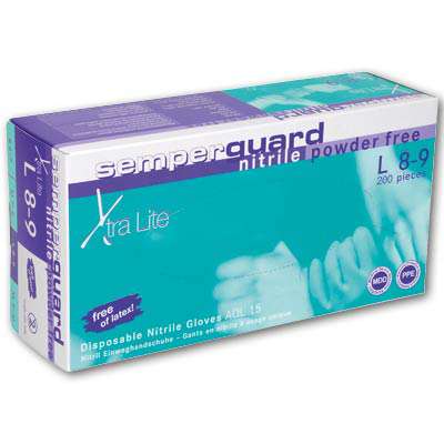 Rukavice SEMPERGUARD Xtra Lite - nepudr, vel. 7
