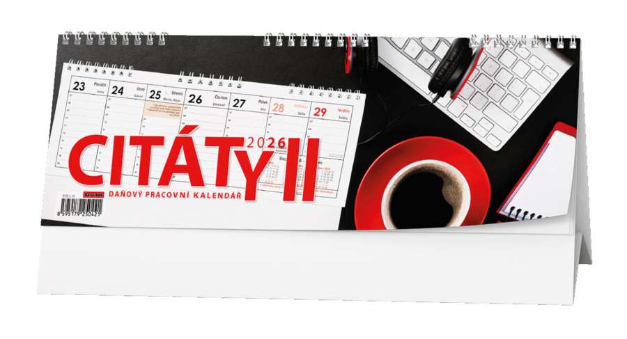 Stolní kalendář 2026 Citáty II.