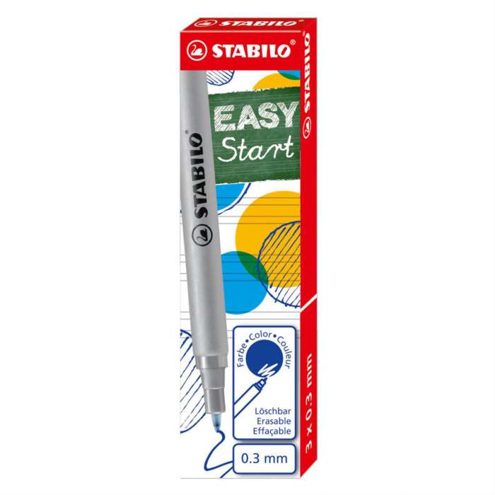 Náhradní náplň do ergonomického pera Stabilo EASY - 0,3 mm, modrá, 3