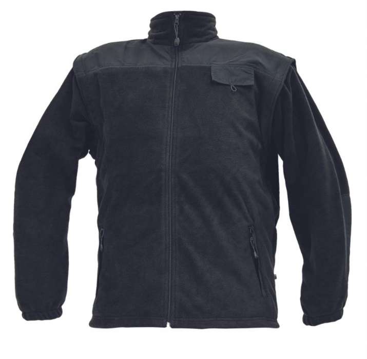 Bunda Randwik - fleecová, černá, vel. 3XL