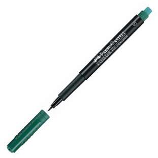 Permanentní popisovač na CD Faber-Castell Multimark 1523 S - zelený