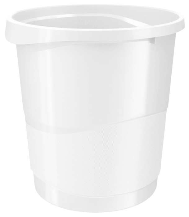 Odpadkový koš Esselte VIVIDA - plastový, 14 l, bílý