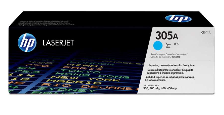 Toner HP CE411A, č. 305A - azurový