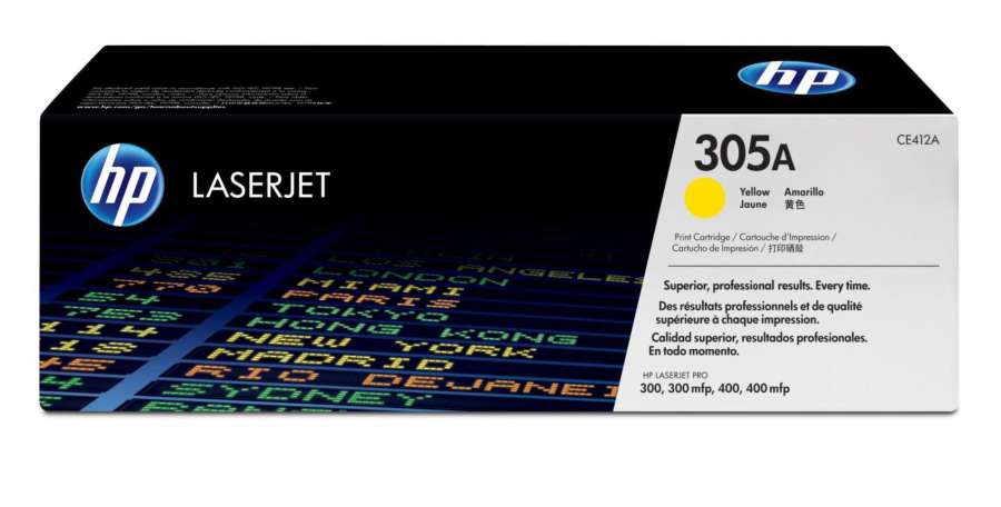 Toner HP CE412A, č. 305A - žlutý