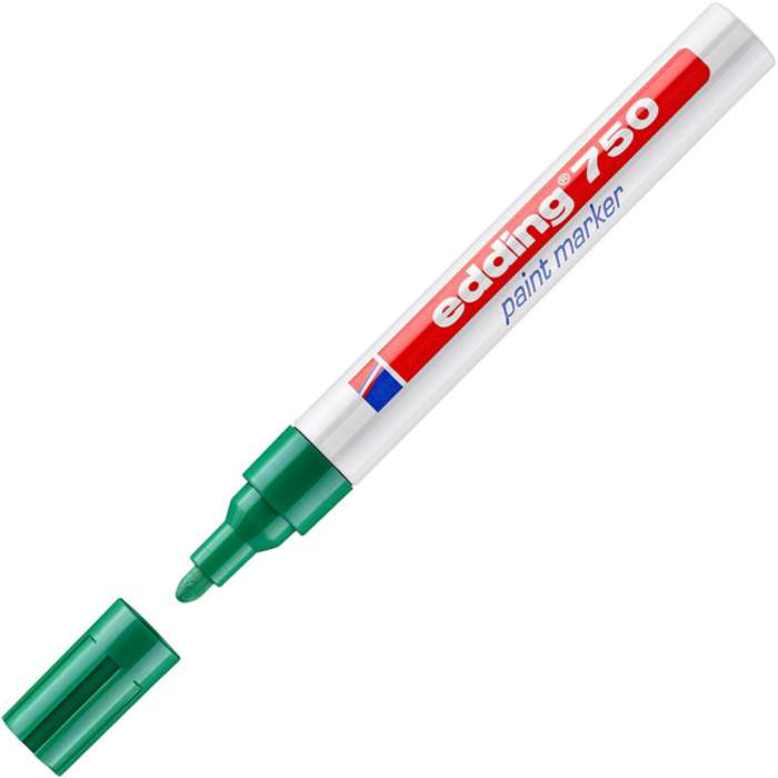 Lakový popisovač Edding 750 - zelený