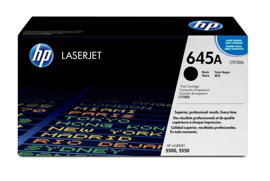 Toner HP C9730A, č. 645A - černý