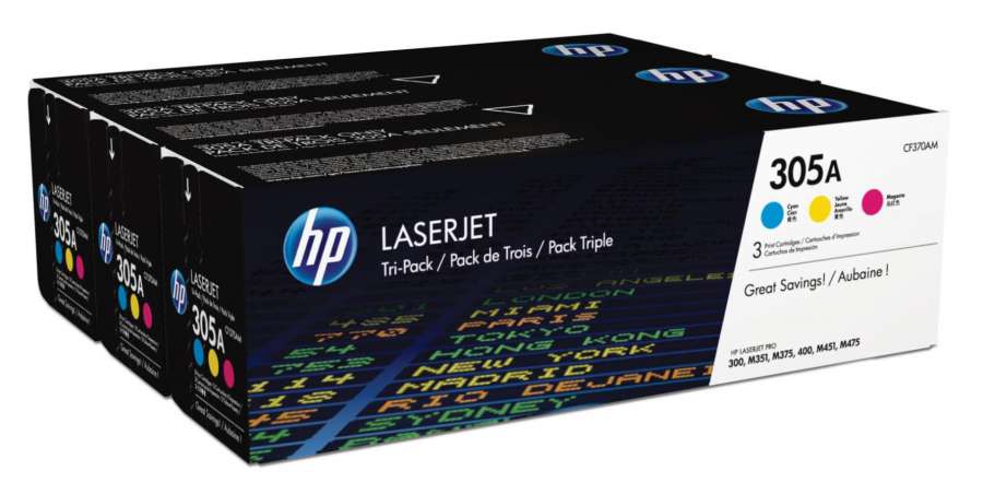Toner HP CF370AM, č. 305A - 3 barvy