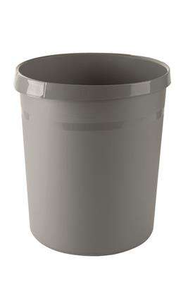 Odpadkový koš HAN - plastový, 18 l, šedý