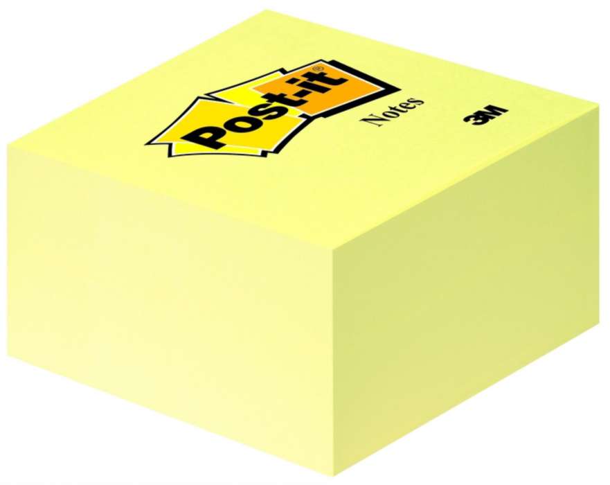 Samolepící bloček Post-it - 76 x 76 mm, žlutý, 450 lístků