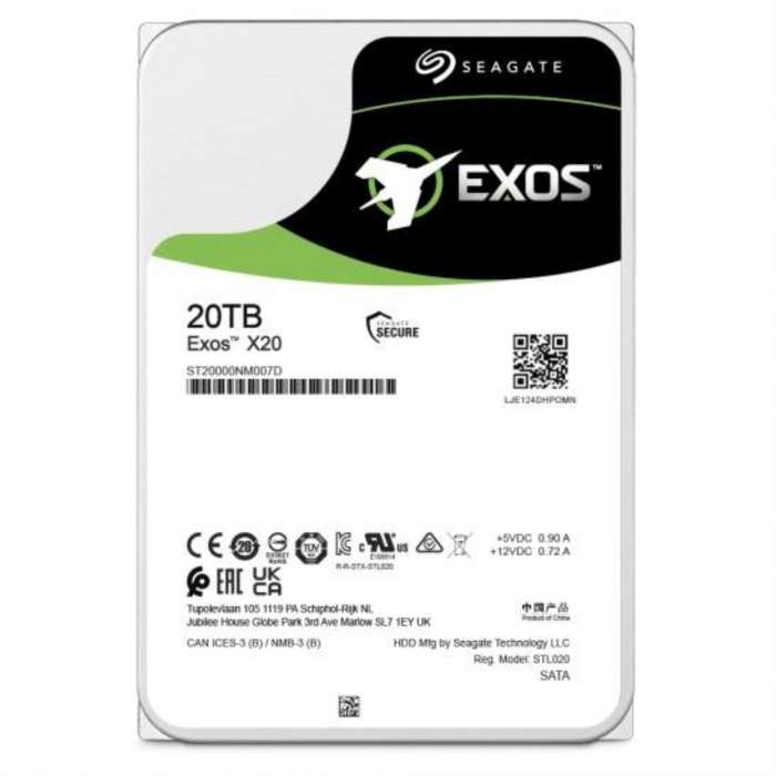 Seagate Exos X20 20TB (ST20000NM007D)