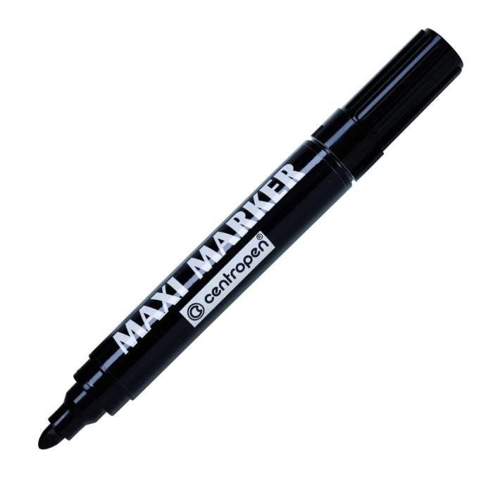 Permanentní popisovač Centropen 8936 Maxi - kulatý hrot, černý