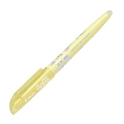 Zvýrazňovač Pilot FriXion Light - gumovací, pastelově žlutý