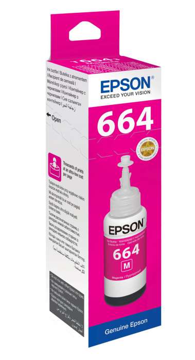 Cartridge Epson T6643 - purpurový