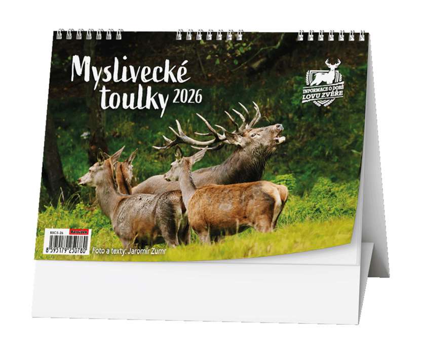 Stolní kalendář 2026 Myslivecké toulky