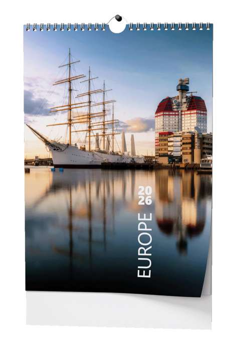Nástěnný kalendář 2026 Europe