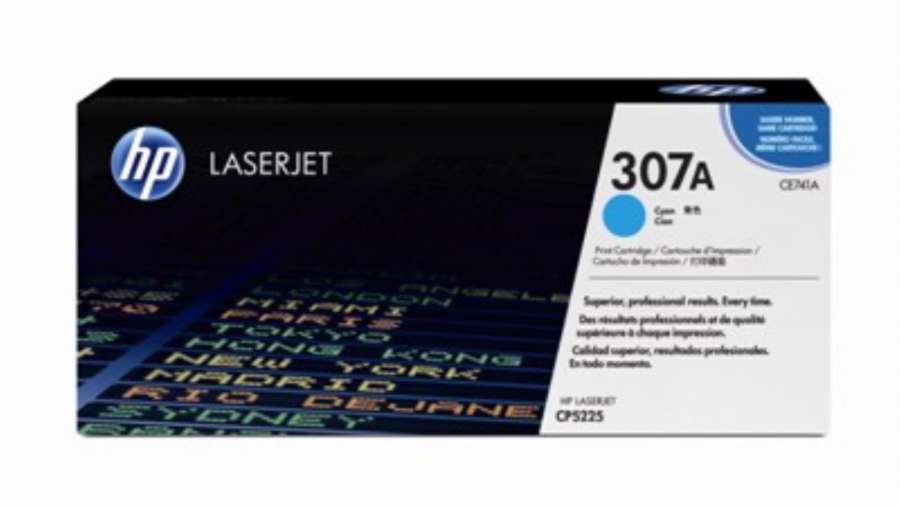 Toner HP CE741A, č. 307A - azurová
