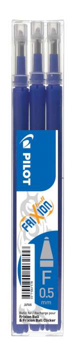 Náplň do gumovacích rollerů Pilot Frixion Ball 05, Clicker 05, modrá,