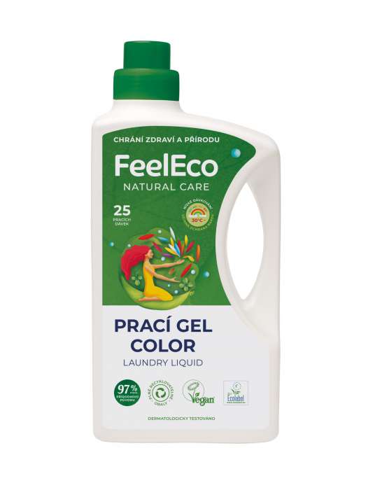 Gel na praní Feel Eco - barevné prádlo, 1,5 l