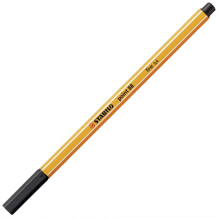 Liner STABILO point 88 - 0,4 mm, černý