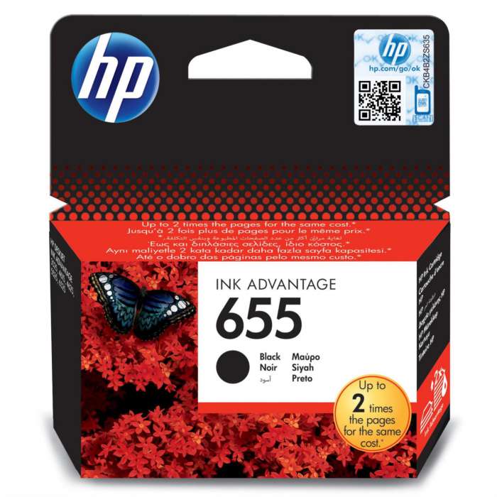 Cartridge HP CZ109AE, č. 655 - černý