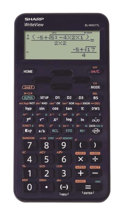 Vědecká kalkulačka Sharp EL-W531TL - 16 míst, modrá