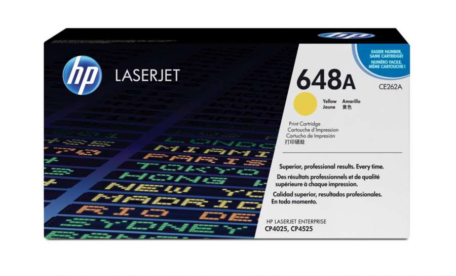 Toner HP CE262A, č. 648A - žlutý