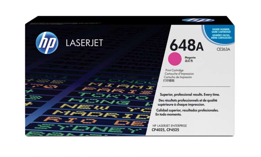 Toner HP CE263A, č. 648A - purpurový