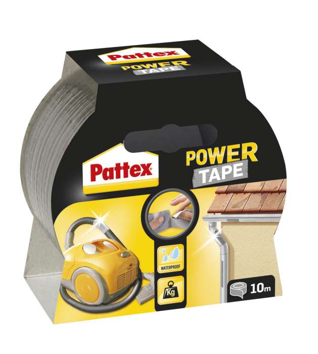 Lepicí páska Pattex Power 50 mm x 10 m - stříbrná