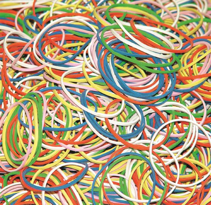Gumičky - mix barev, Ø 60 mm, 100 g