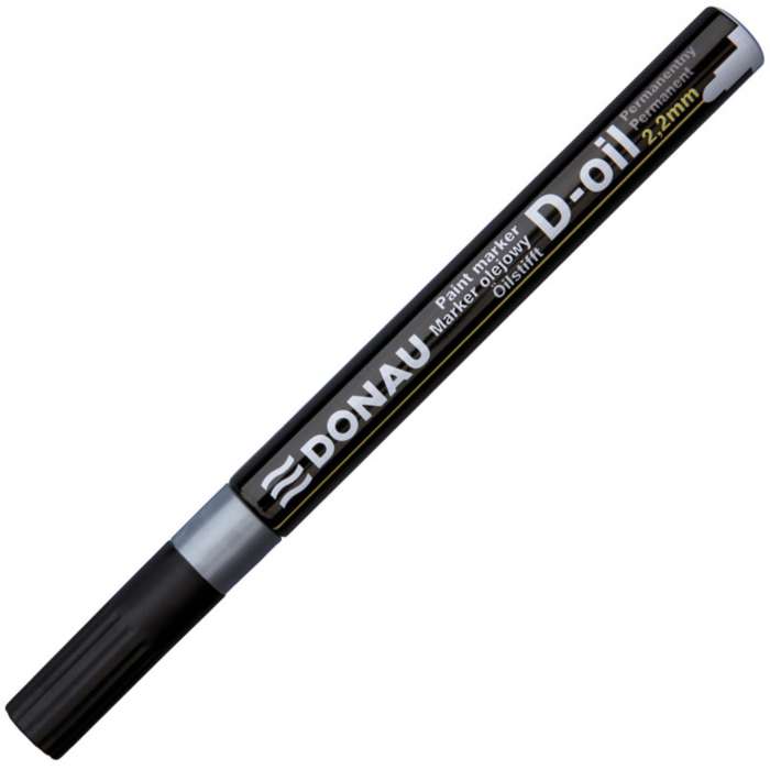 Lakový popisovač Donau - hrot 2,2 mm, stříbrná