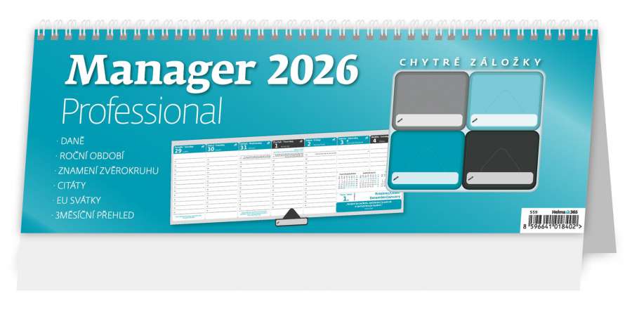 Stolní kalendář 2026 Manager Professional