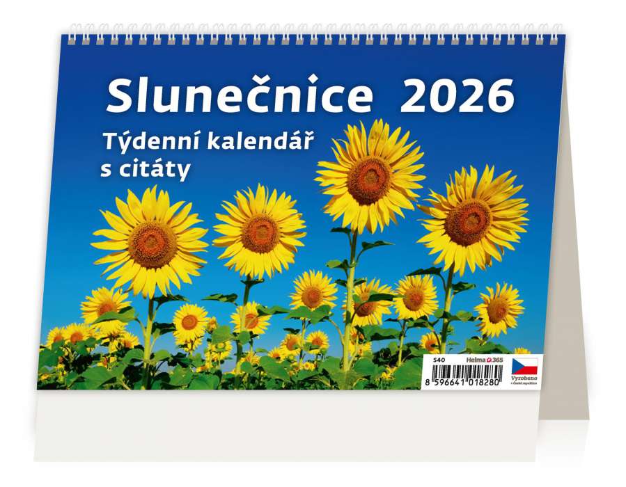 Stolní kalendář 2026 Slunečnice