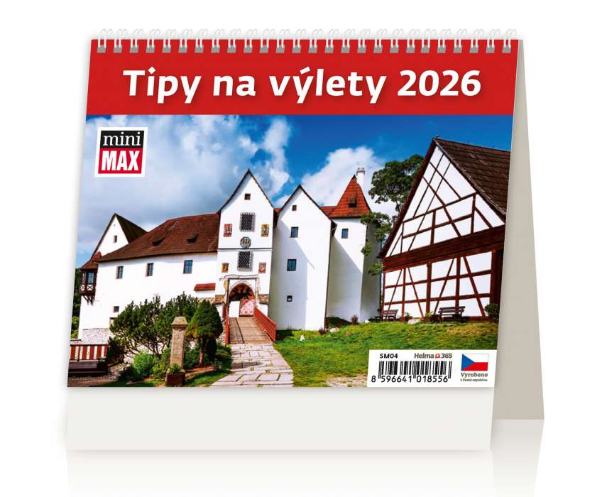 Stolní kalendář 2026 Tipy na výlety