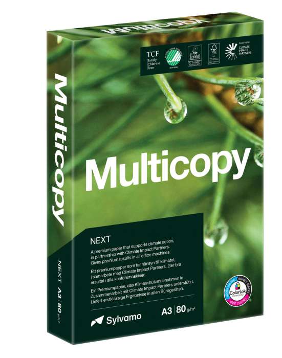 Kancelářský papír MultiCopy Next - A3, 80g/m2, CIE 168, 500 listů