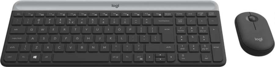 Bezdrátový set klávesnice a myši Logitech Slim Wireless Combo MK470 -