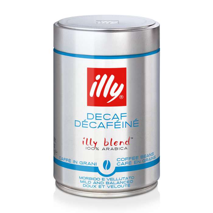 Zrnková káva Illy - bez kofeinu, 250 g