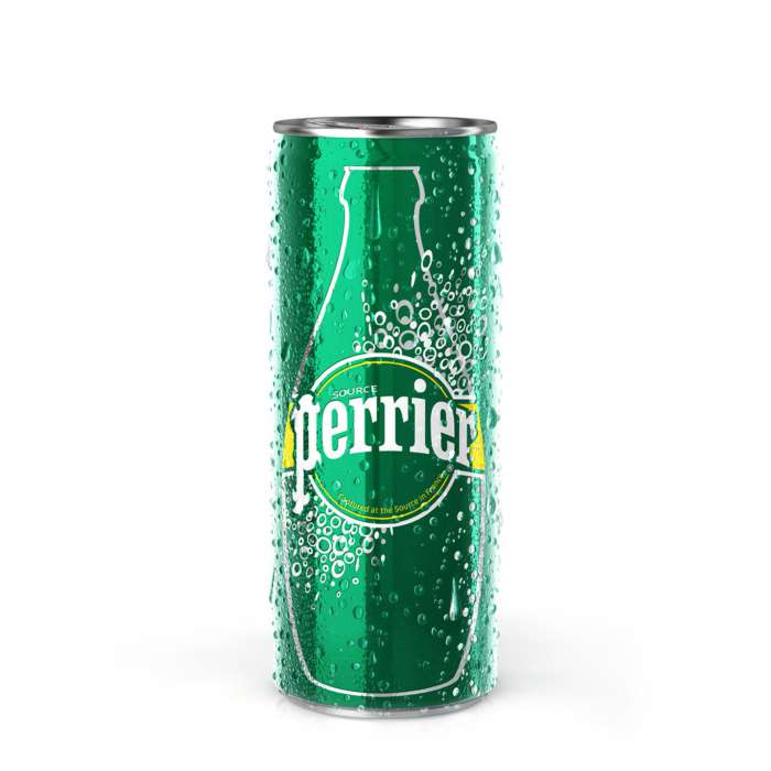 Minerální voda Perrier - perlivá, plech, 10x 0,25 l