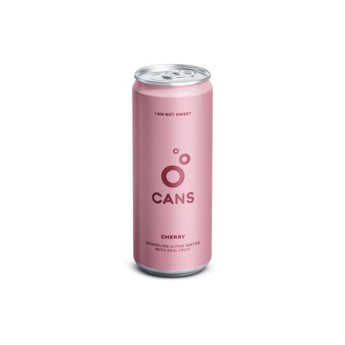 Pramenitá voda Cans - jablko a bezinka, plech, 24x 0,33 l