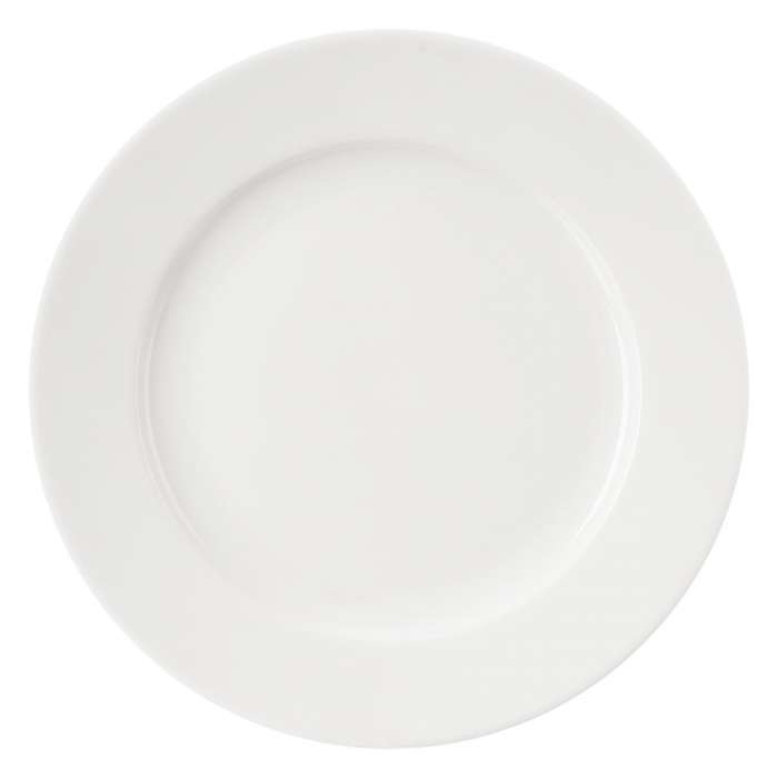 Talíř mělký Orion Mona Tonda - porcelánový, bílý, průměr 27 cm, 1 ks