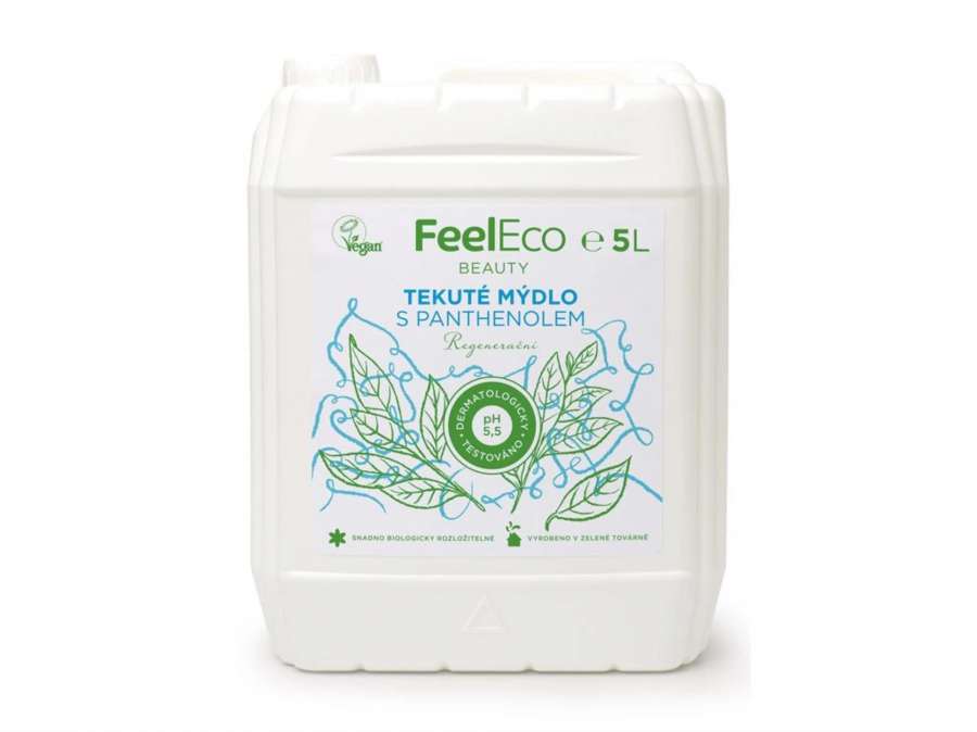 Tekuté mýdlo FeelEco - s panthenolem, 5 l