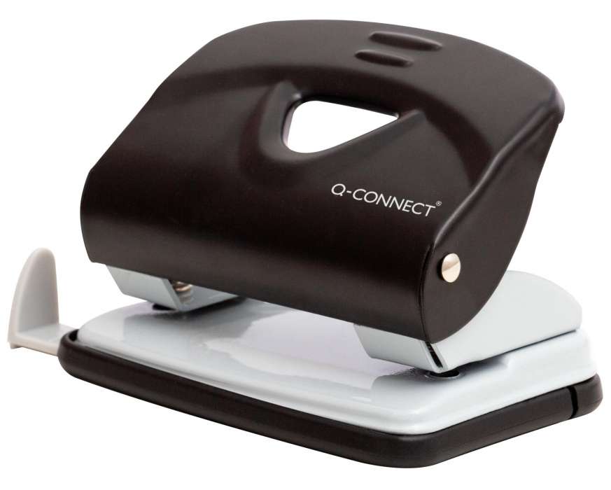 Děrovačka Q-Connect - 20 listů, černá