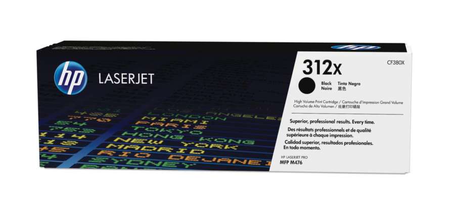 Toner HP CF380X, č. 312X - černý