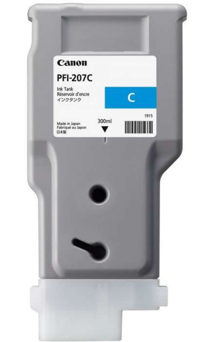 Kazeta inkoustová Canon PFI-207C, azurová