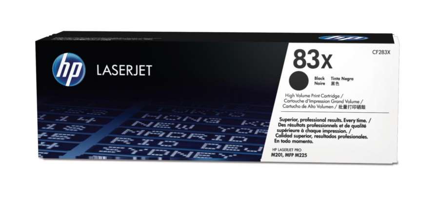 Toner HP CF283X, č. 83X - černý