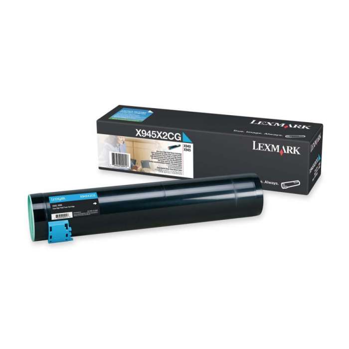 Toner Lexmark X945X2CG - azurová