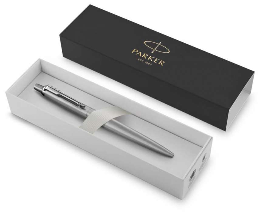 Kuličkové pero Parker Jotter XL Monochrome - stříbrné