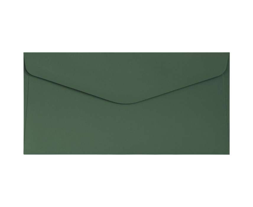 Ozdobné obálky Smooth - DL, 120 g/m2, zelené, 10 ks