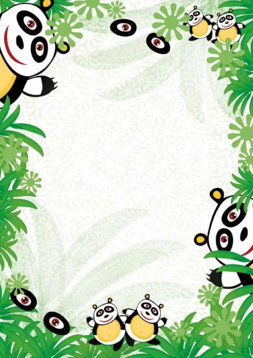 Diplom A4 - motiv panda, 170 g/m2, 25 ks