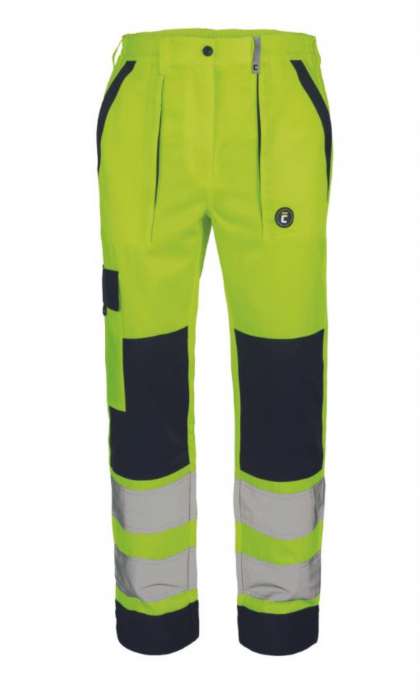 Kalhoty Max Neo HV Lady - žlutá, vel. 34