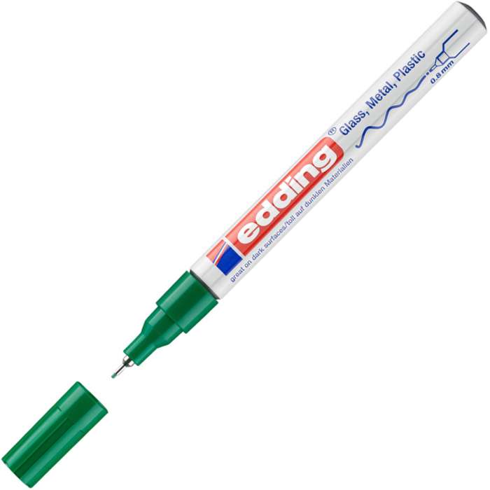 Lakový popisovač Edding 780 - zelený